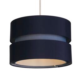 Lighting Collection Brea Grey Ceiling Shade - thumbnail 2