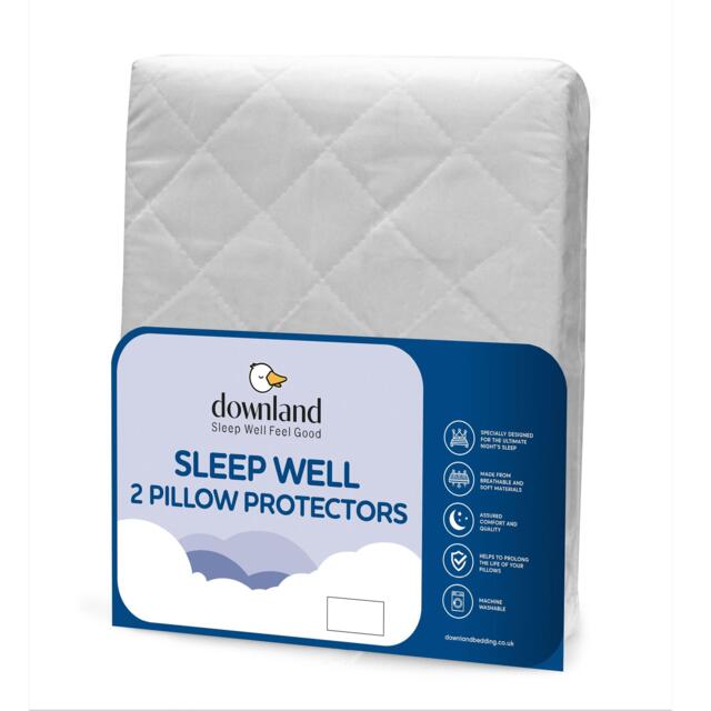 Downland Sleep Well Pillow Protector Pair - image 1