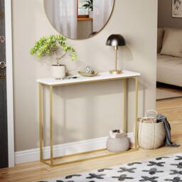 Lassic Vida Designs Console Table With Metal Legs