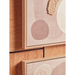 Fifty Five South Astratto Set Of 2 Natural Textured Wall Art - thumbnail 4