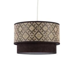 Lighting Collection Two Tier Easy Fit Shade - thumbnail 3