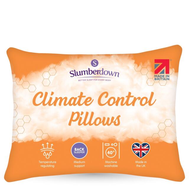Slumberdown Climate Control Medium Support Pillow - image 1