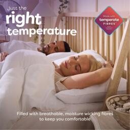 Slumberdown Climate Control Medium Support Pillow - thumbnail 2