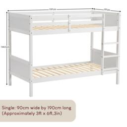 Lassic Junior Vida Gemini Detachable Bunk Bed - thumbnail 2