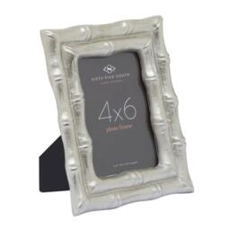 Interiors by Premier Hiba Silver Finish Bamboo Effect 4In X 6In Photo F - thumbnail 2