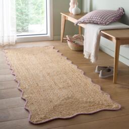 Origin Rugs Jute Scalloped Edge Rug - thumbnail 1