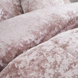 Catherine Lansfield Crushed Velvet Duvet Cover Set - thumbnail 3