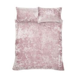 Catherine Lansfield Crushed Velvet Duvet Cover Set - thumbnail 5