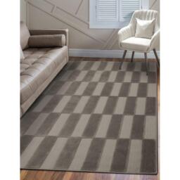 Homemaker Malmo Blocks Rug Grey