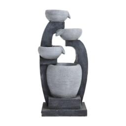 Breeins Outdoor Solar-Powered Water Fountain Rockery Decor - thumbnail 3