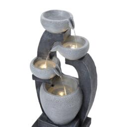 Breeins Outdoor Solar-Powered Water Fountain Rockery Decor - thumbnail 5