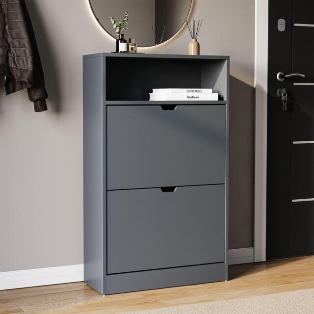 Lassic Vida Designs 2 Drawer Shoe Cabinet With Shelf - image 1