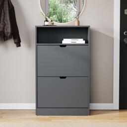 Lassic Vida Designs 2 Drawer Shoe Cabinet With Shelf - thumbnail 8