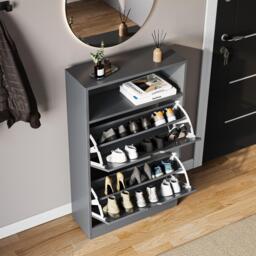 Lassic Vida Designs 2 Drawer Shoe Cabinet With Shelf - thumbnail 4