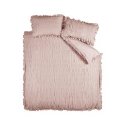 Catherine Lansfield Seersucker Frill Duvet Cover Set - thumbnail 4