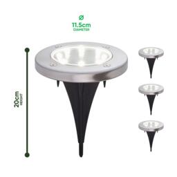Streetwize Pack of 4 Solar Deck Lights - thumbnail 2