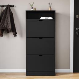 Lassic Vida Designs 3 Drawer Shoe Cabinet With Shelf - thumbnail 8