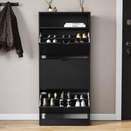 Lassic Vida Designs 3 Drawer Shoe Cabinet With Shelf - thumbnail 5