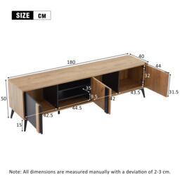 Urban Meuble Wood TV Stand Modern Design - thumbnail 6