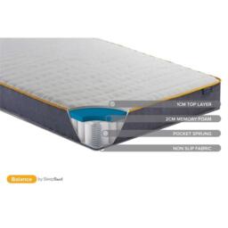 SleepSoul Sleepsoul Balance 800 Pocket Mattress - thumbnail 5