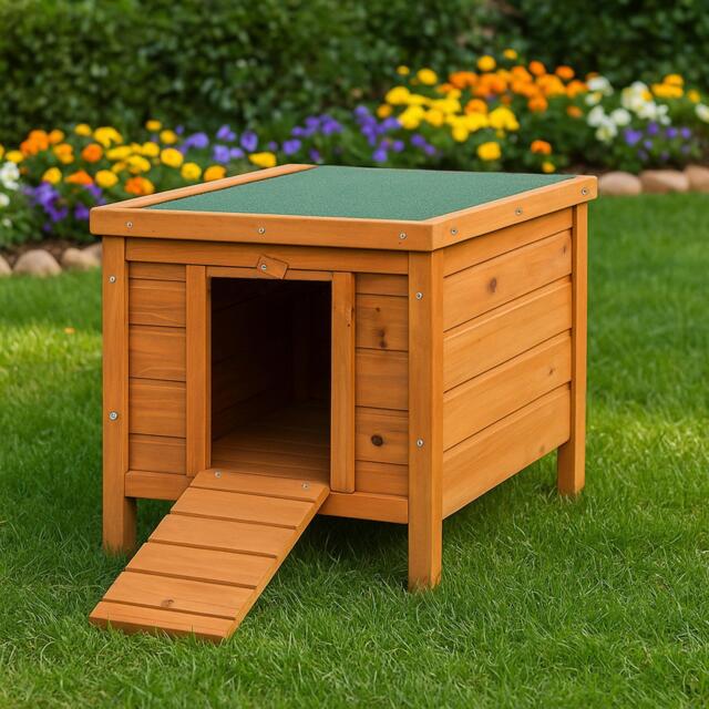 Lassic Pet Vida Wooden Pet Hutch House - image 1