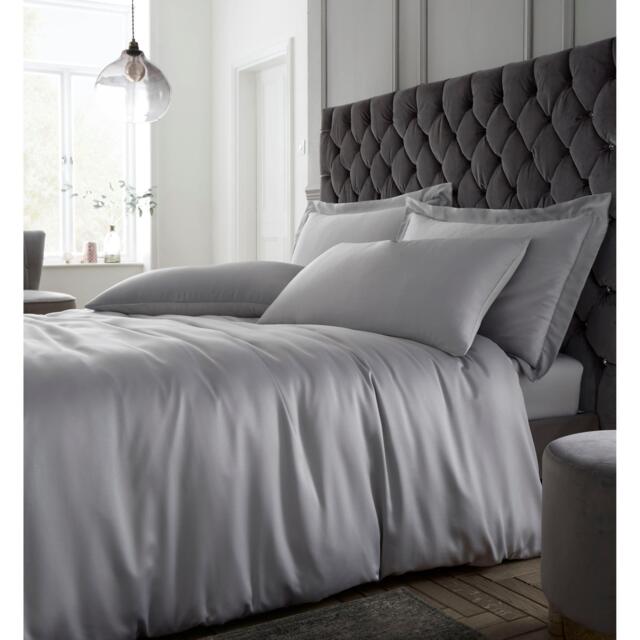 Catherine Lansfield Silky Soft Satin Duvet Cover Set - image 1