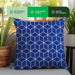 Streetwize Outdoor Blue Cube Scatter Cushions - thumbnail 4