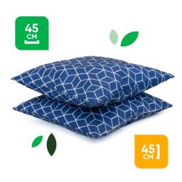 Streetwize Outdoor Blue Cube Scatter Cushions - thumbnail 2