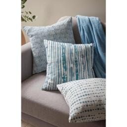 Homelife Pack of 3 Charcoal Cushion Covers - thumbnail 1