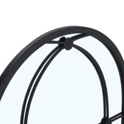 LIFE IDEAS Arched Wall Hanging Metal Windowpane Mirror - thumbnail 6