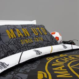 Manchester United FC Manchester United Map Single Panel Duvet - thumbnail 3