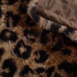 Catherine Lansfield Animal Print Faux Fur Blanket Throw - thumbnail 3
