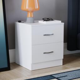 Lassic Vida Designs Riano 2 Drawer Bedside Chest - thumbnail 1