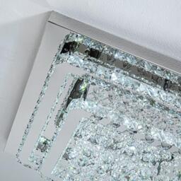 Kabinet UK Modern Crystal LED Flush Mount Ceiling Light - thumbnail 5