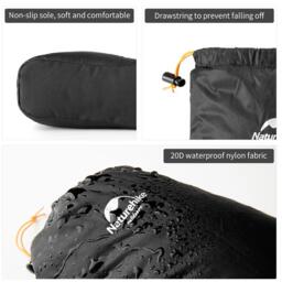 Naturehike White Goose Down Footwear - thumbnail 3