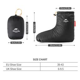Naturehike White Goose Down Footwear - thumbnail 2