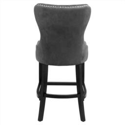 Kabinet UK Freestanding Velvet Stool Bar Dining Chairs - thumbnail 4
