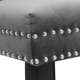 Kabinet UK Freestanding Velvet Stool Bar Dining Chairs - thumbnail 6