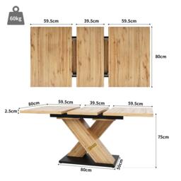Urban Meuble Modern Wood Dining Table Stylish Design - thumbnail 3