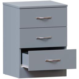 Lassic Vida Designs Riano 3 Drawer Bedside Chest - thumbnail 8