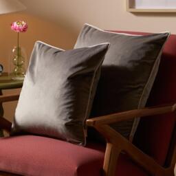 Furn Meridian Velvet Fibre Filled Cushion - thumbnail 4