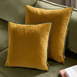 Furn Meridian Velvet Fibre Filled Cushion - thumbnail 6