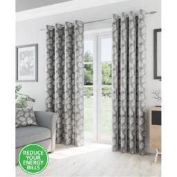 Enhanced Living Oakland Leaf Pattern Thermal Room Darkening Pair - thumbnail 1