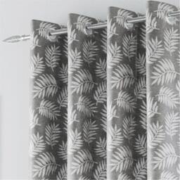 Enhanced Living Oakland Leaf Pattern Thermal Room Darkening Pair - thumbnail 2
