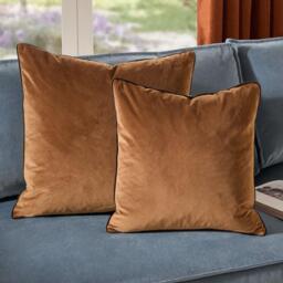 Furn Meridian Velvet Fibre Filled Cushion - thumbnail 5