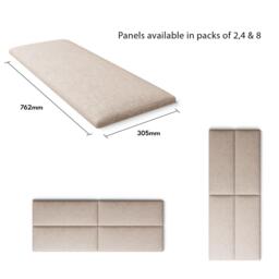 Aspire EasyMount Wall Mounted Upholstered Panels, - thumbnail 5