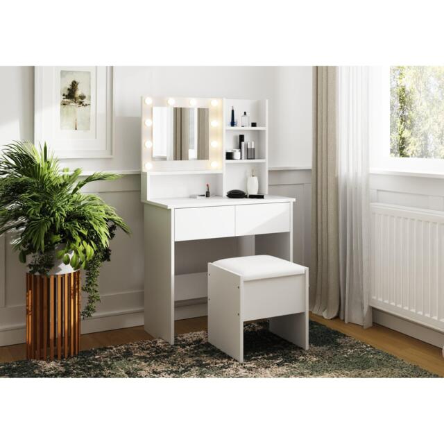 GFW Eva LED Dressing Table Set
