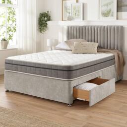 Aspire Grant Divan with Mattress 2 Drawers - thumbnail 5