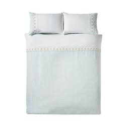 Catherine Lansfield Embroidered Daisy Soft Touch Duvet Cover Set - thumbnail 4