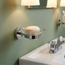 Croydex Flexi-Fix Romsey Soap Dish & Holder - thumbnail 1